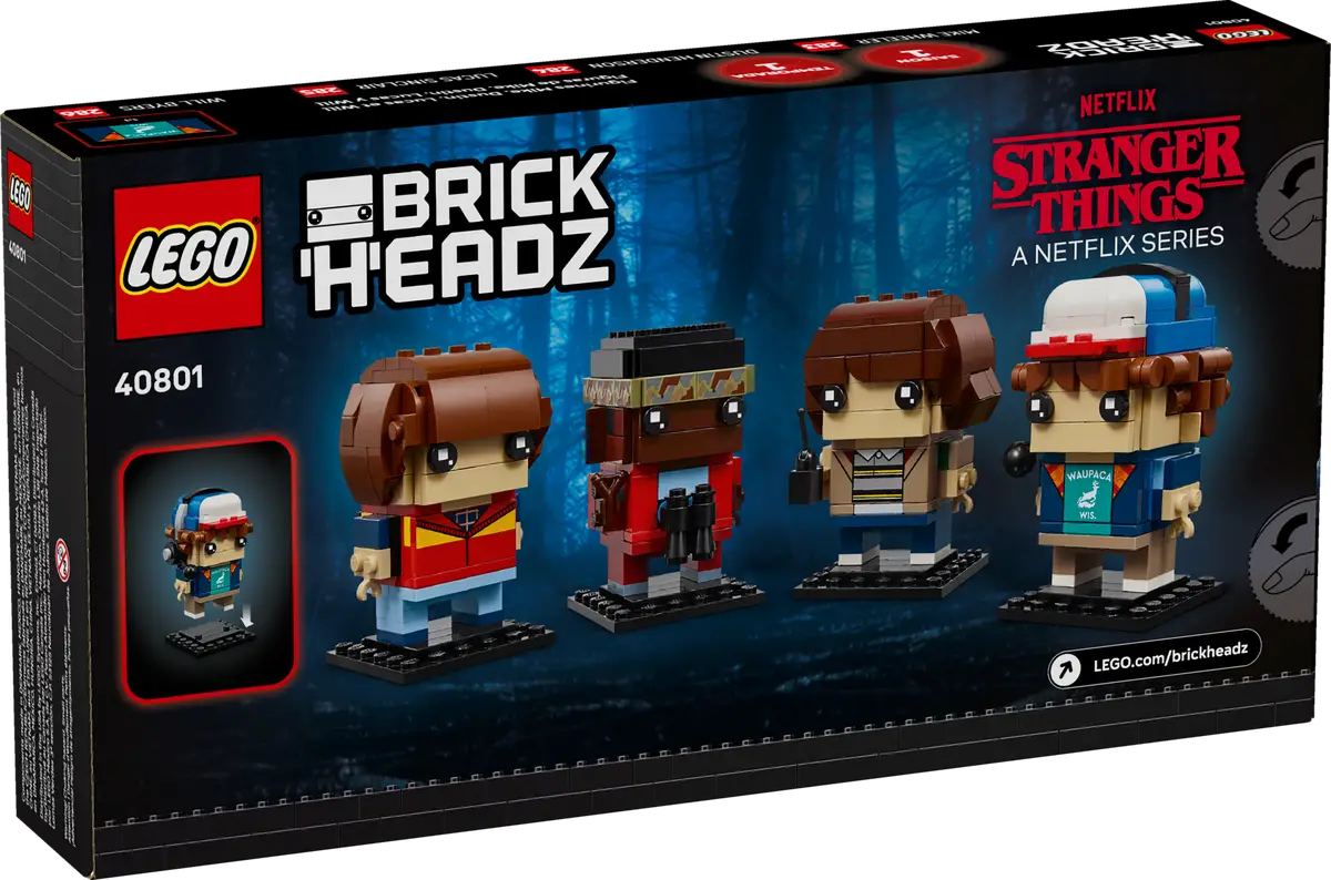 Figurines Mike, Dustin, Lucas et Will (40801)